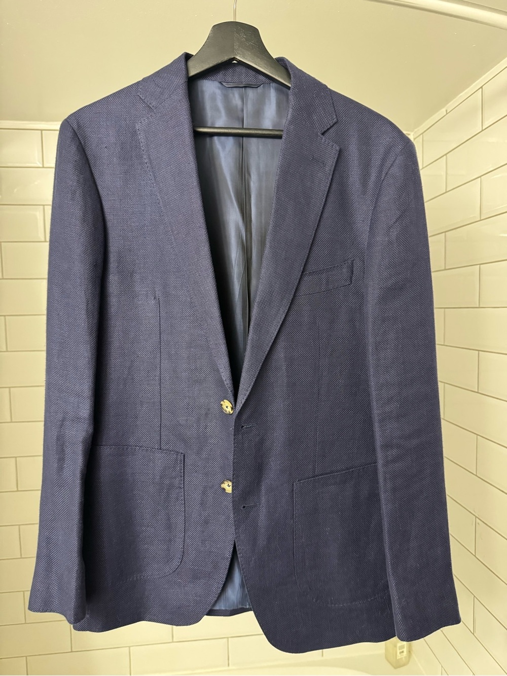 Rodd & Gunn Italian Fabric Linen Wool Blazer Sport Coat S Like New